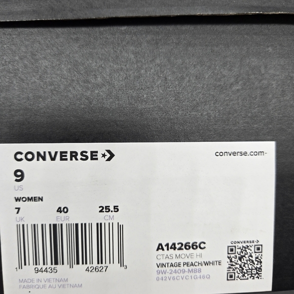 New Converse Chuck Taylor All Star Move Platform High Women's Shoes Size 9 - Picture 8 of 8